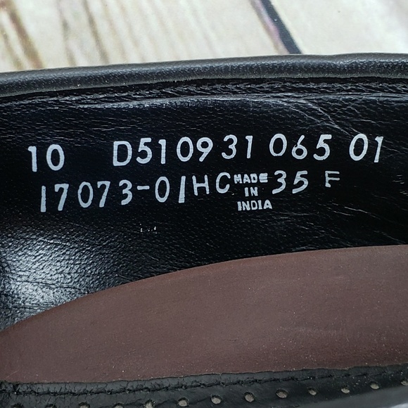 Florsheim Lexington Loafers Men’s 10 Black Leather Kiltie Tassel Dress Shoes - Picture 8 of 8